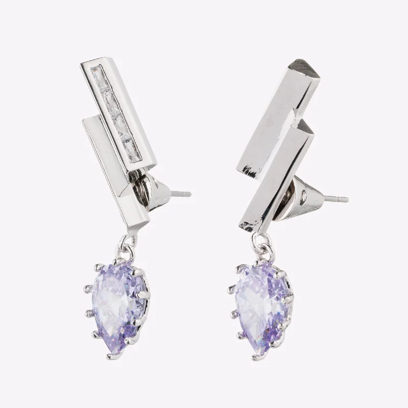 flower earrings for women -ESTATE EAR CLIMBER EARRINGS