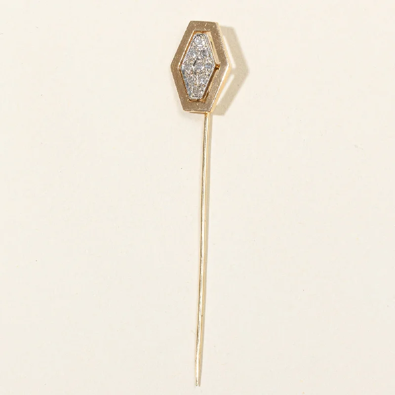 Illusion Set Diamond Pin | 0.09ctw |