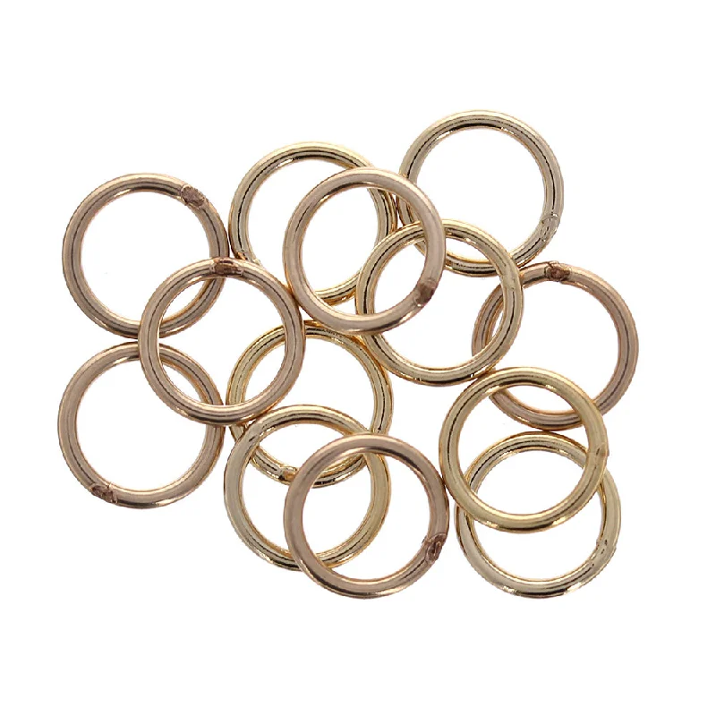 wedding rings for women -7mm 19ga GF Closed Jump Rings