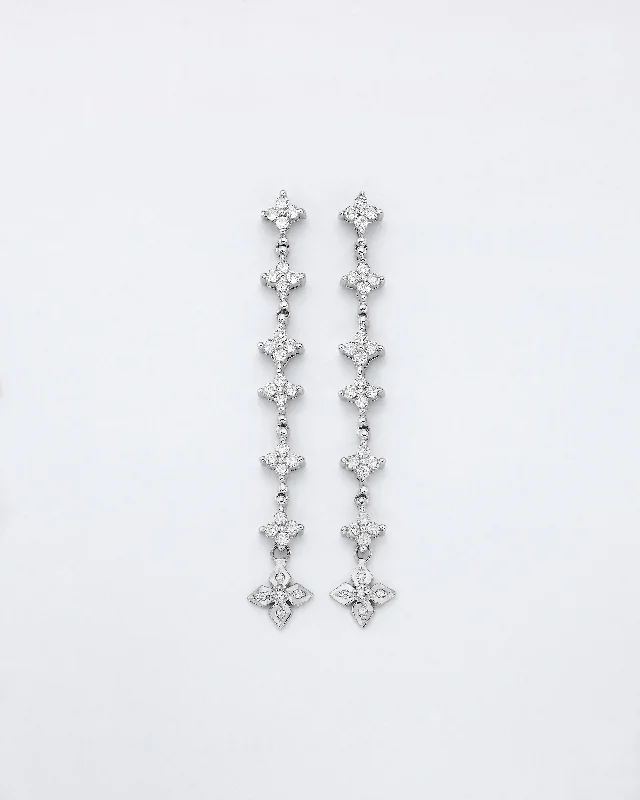 luxurious pearl drop earrings -Twinkling Star Earrings