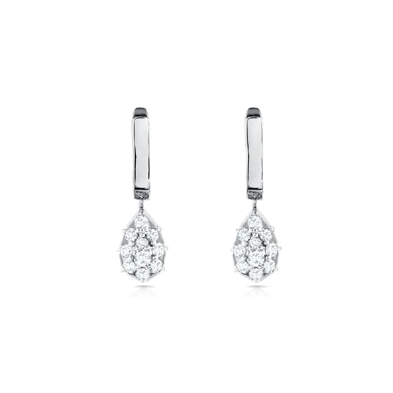 modern pearl earrings for women -Fantom Huggies