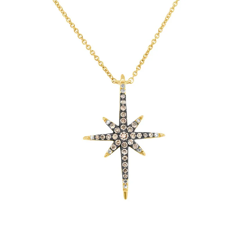 moonstone necklaces for women -Diamond Star Necklace