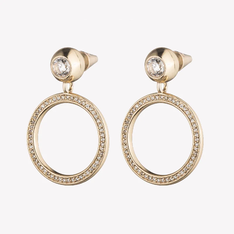 gold earrings for women -VOYAGER HOOP EARRINGS