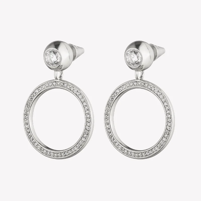 pearl earrings for women -VOYAGER HOOP EARRINGS