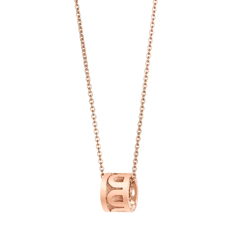 vintage necklaces for women -L'Arc de DAVIDOR Bead, 18k Rose Gold with Satin Finish