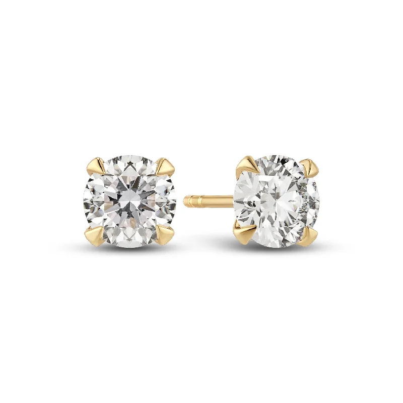 elegant earrings for women -Solitaire earrings Venice - with lab-grown diamonds