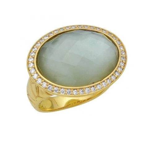 stunning necklaces for women -Labradorite and Diamond Ring