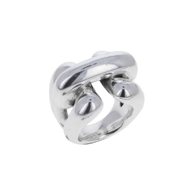 silver rings for women -Modern Bar Ring