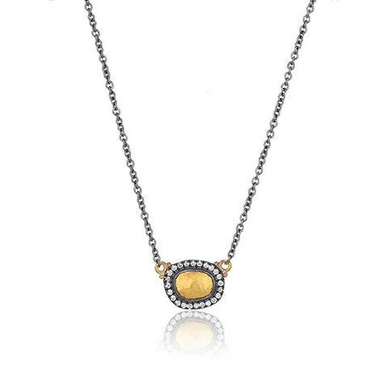 crystal drop necklaces for women -24K Diamond Necklace