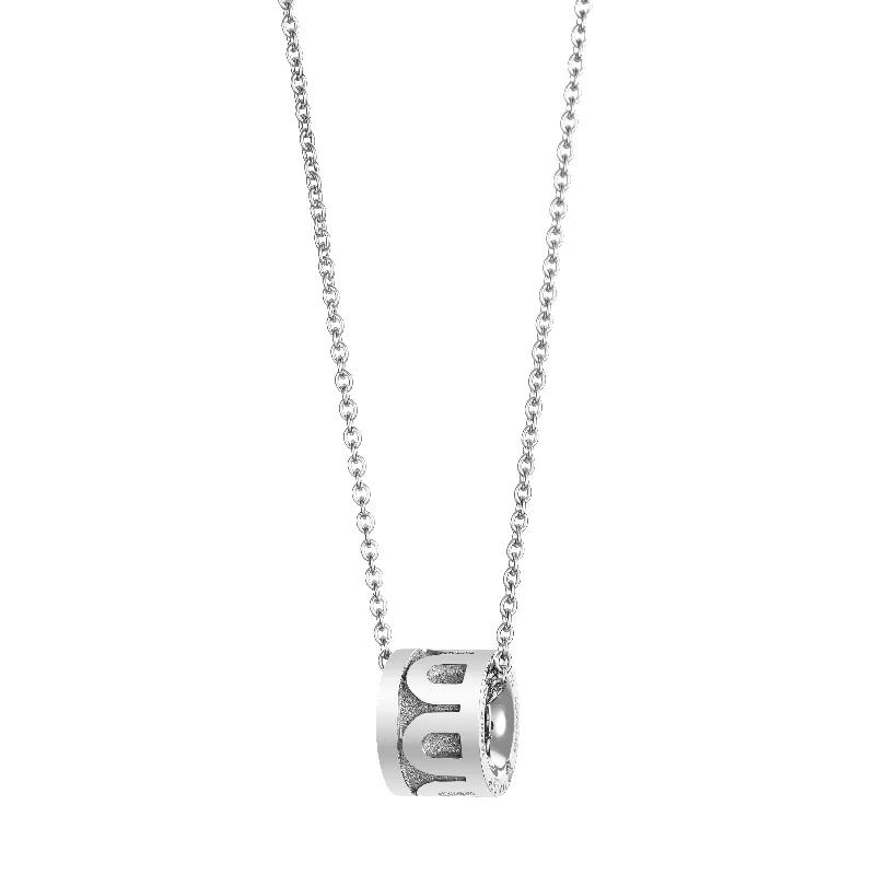 crystal necklaces for women -L'Arc de DAVIDOR Bead, 18k White Gold with Satin Finish