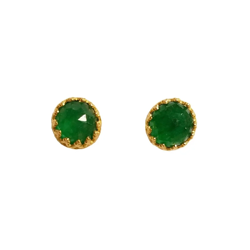 artistic earrings for women -Rococo Earring - Emerald Quartz