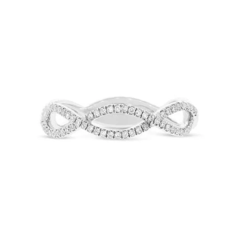 choker necklaces for women -Diamond Twist Ring