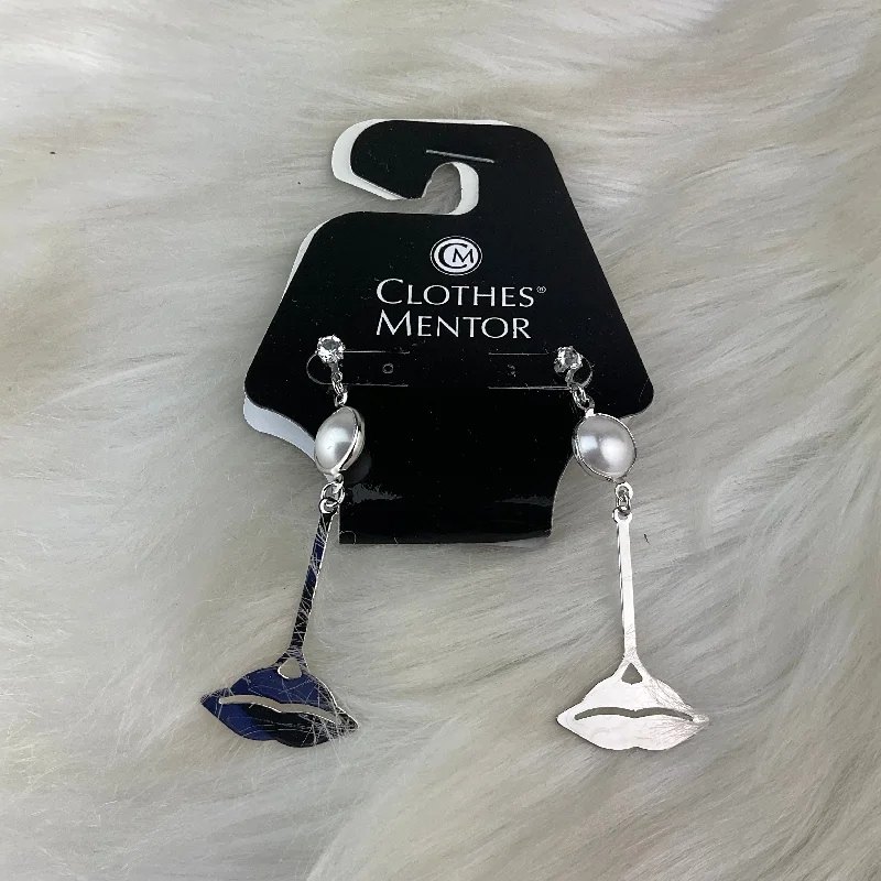 trendy silver earrings for women -Earrings Dangle/drop Clothes Mentor