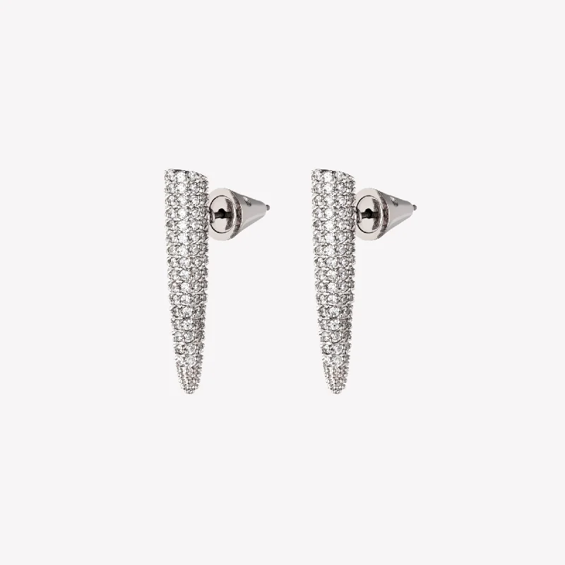 stud earrings for women -PAVÉ SPIKE STUD EARRINGS