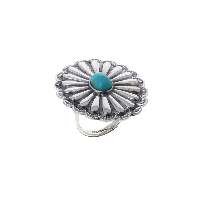 platinum rings for women -Oval Southwest Ring