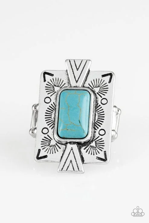 white gold rings for women -So Smithsonian Blue Ring