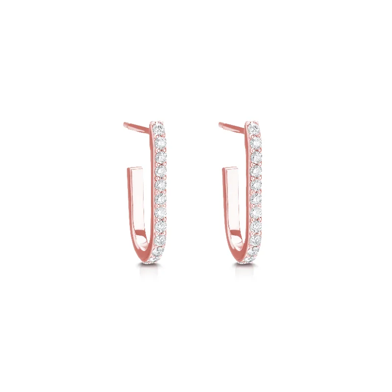 diamond earrings for women -Mini Pin Earrings