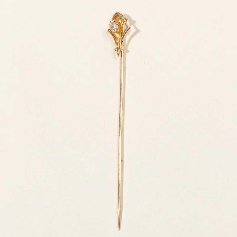 Old Mine Cut Diamond Pin | 0.16ct |