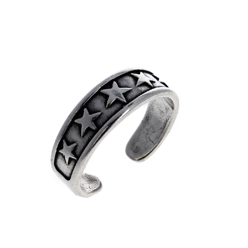 custom rings for women -Star Toe Ring