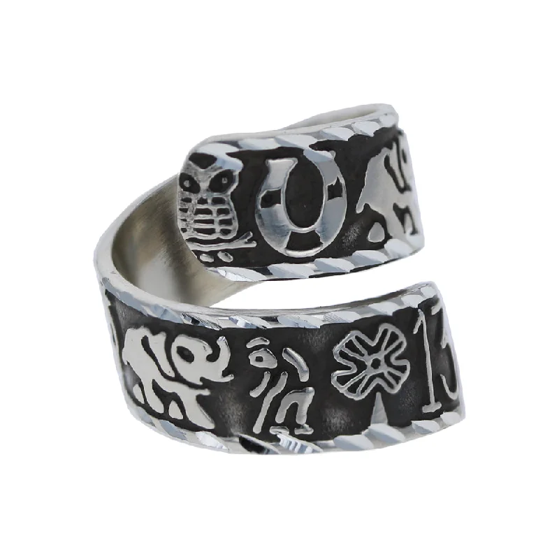 fashion rings for women -Lucky Symbol Duo Ring