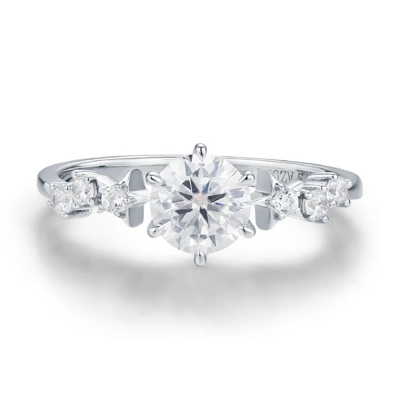 stunning necklaces for women -Starlit Moissanite Ring