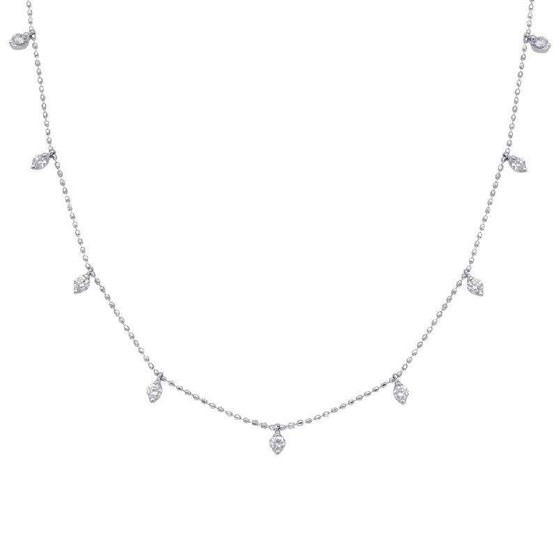 bridal choker necklaces for women -Diamond Necklace