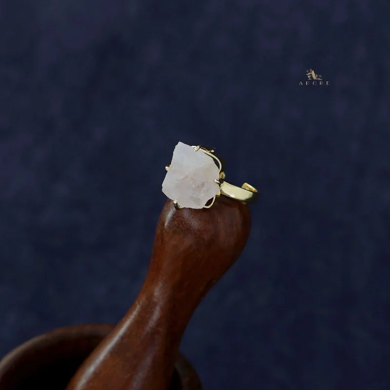 statement diamond rings -Zivara Raw Stone Claw Ring