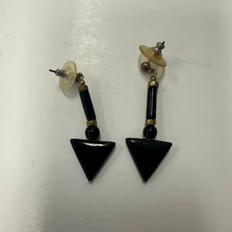 vintage gold earrings for women -Earrings Dangle/drop By Clothes Mentor