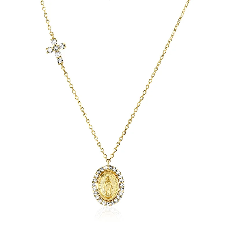 delicate necklaces for women -Miraculous Medal