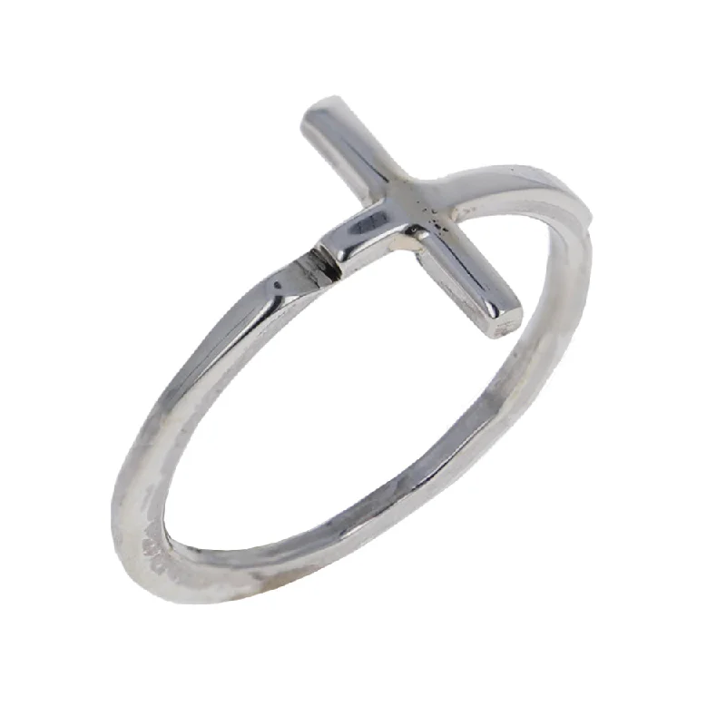 wedding ring sets for women -Artisan Cross Ring