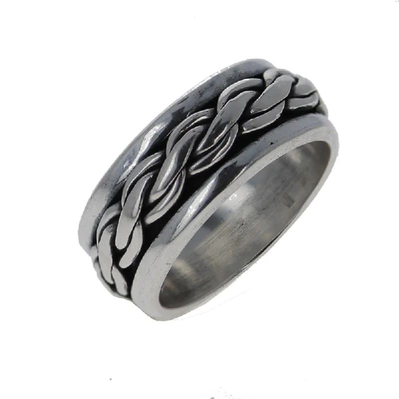 luxury rings for women -Twisted Vines Spinner Ring