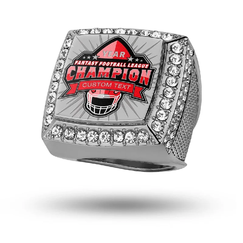 luxurious necklaces for women -Custom Fantasy Football Championship Ring