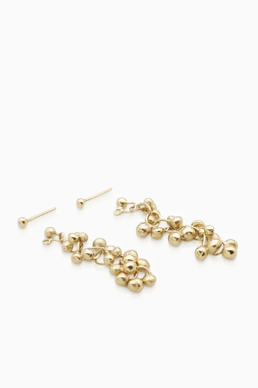 bold earrings for women -Chime Earrings  |  Gold