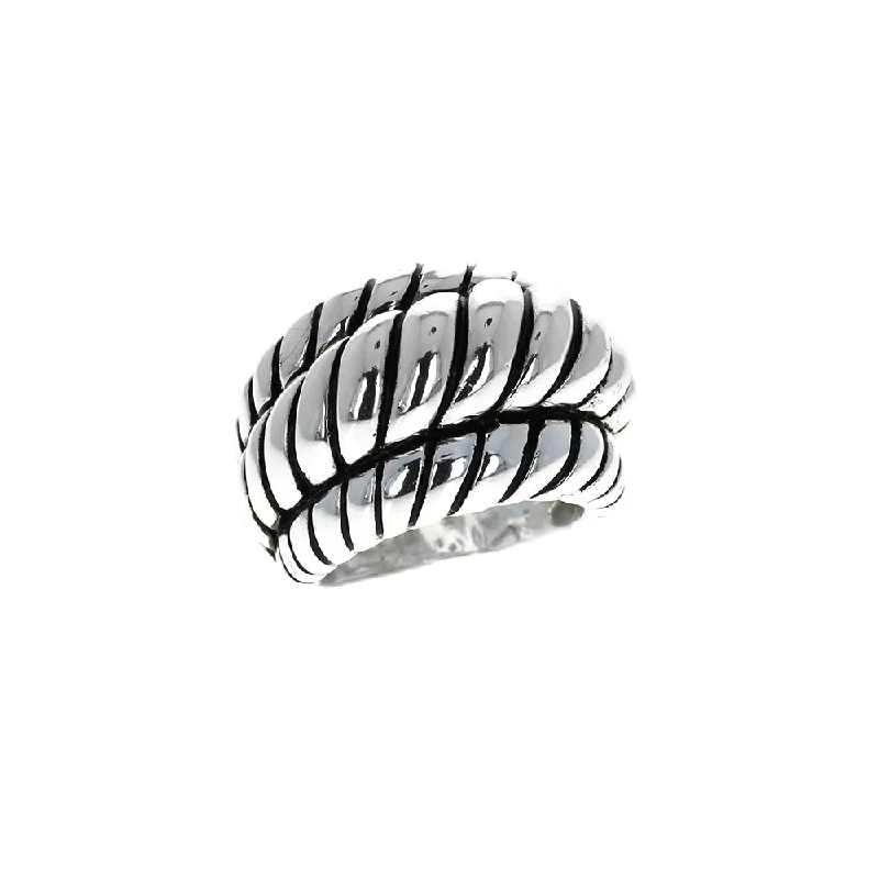 handmade rings for women -Sailors Rope Ring