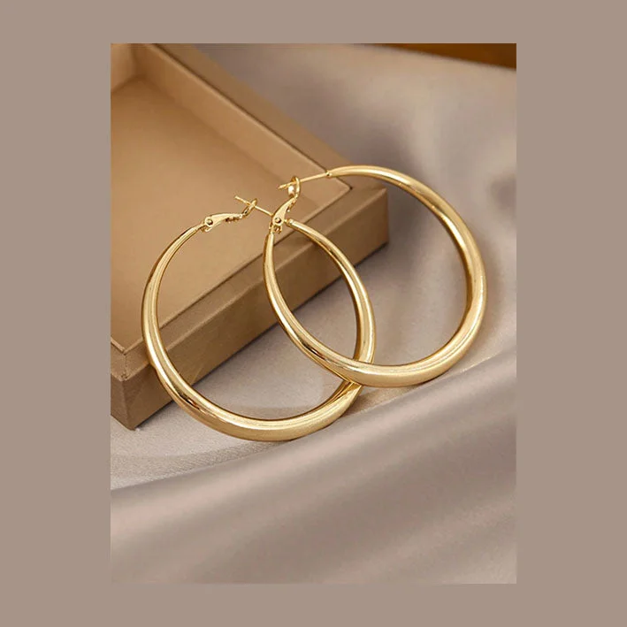 promise rings for her -1pair European And American Style Metallic Earings