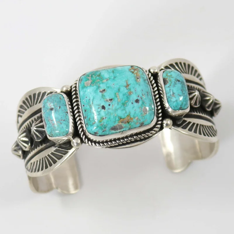 pearl bangles for women -Hubei Turquoise Cuff