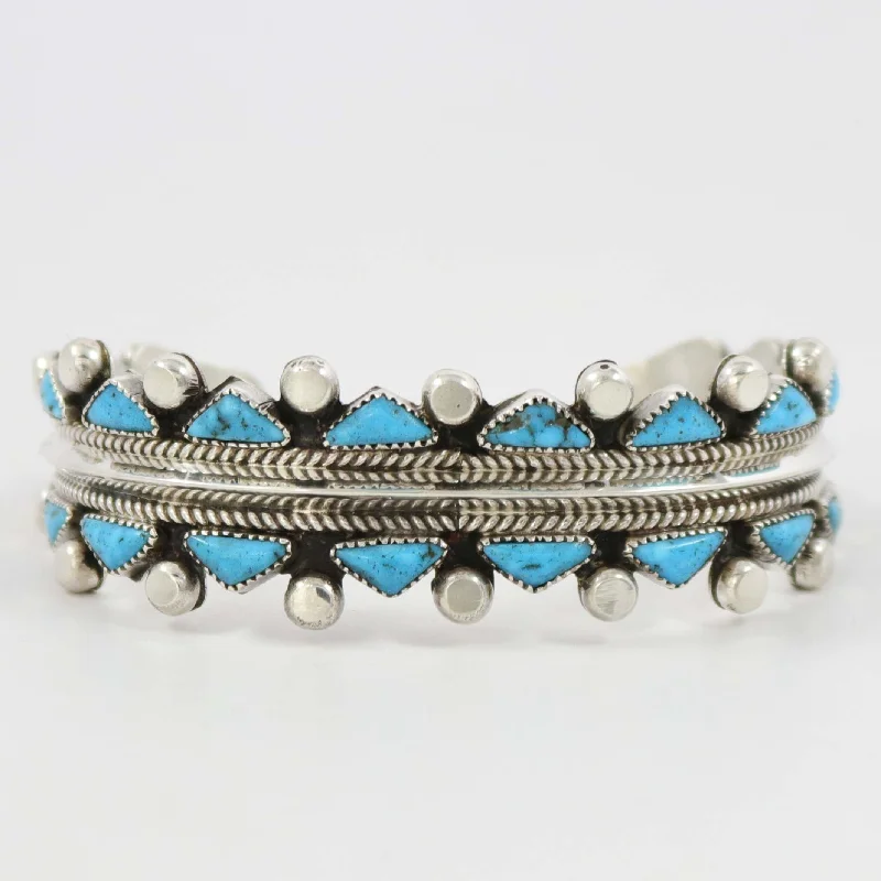 infinity bangles for women -Kingman Turquoise Cuff